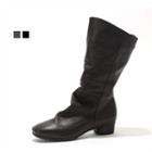 Brushed Fleece Lined Mid-calf Boots