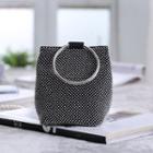 Rhinestone Round Handle Handbag