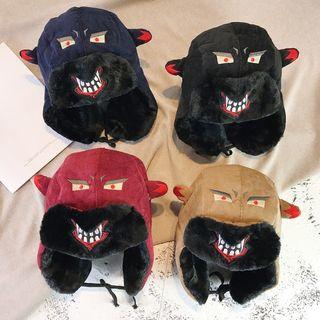 Embroidered Trapper Hat