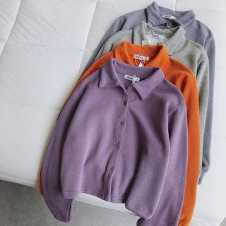 Collared Buttoned Pullover