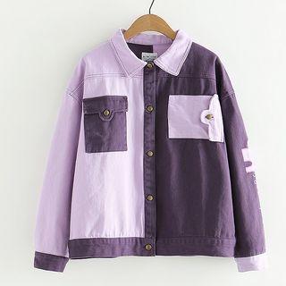 Two Tone Embroidered Jacket