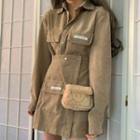 Chest Pocket Shirt / A-line Skirt
