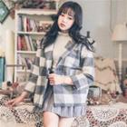 Buttoned Check Jacket