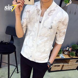 Jacquard Baseball Jacket
