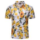 Floral Short-sleeve Polo Shirt