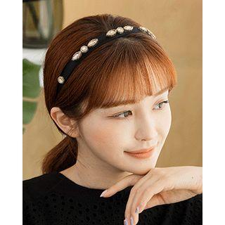 Rhinestone Satin Hair Band