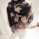 Star Pattern Reversible Scarf