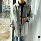 Raglan-sleeve Mac Coat