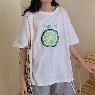 Short-sleeve Printed Oversize T-shirt