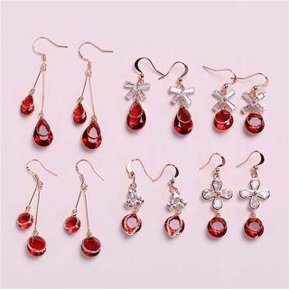 Gemstone Drop Hook Earring (various Designs)