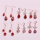 Gemstone Drop Hook Earring (various Designs)