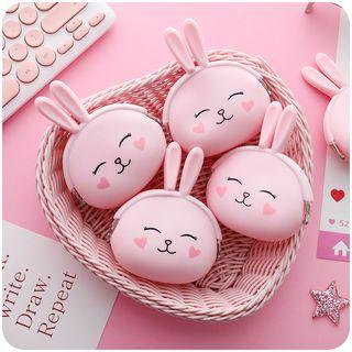 Rabbit Clipframe Coin Purse Pink Rabbit - One Size