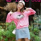 Eye Sequined Pullover