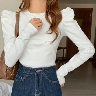 Long-sleeve Puffy Top