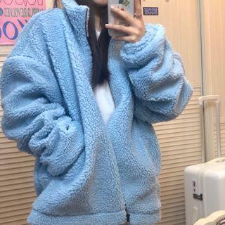 Fluffy Zipped Jacket / Leggings / T-shirt