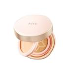 A.h.c - Perfect Dual Cover Cushion Glam Pink Set: Cover Balm 6.5g + Cushion Foundation With Refill (2 Colors) #21 Natural Tone Up Cover
