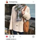 Multi-pocket Wool Blend Jacket