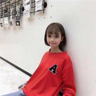 Appliqu  Mock Two-piece Pullover