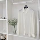 [lovb] See-through Plain Shirt