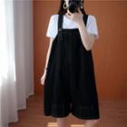 Wide-leg Romper