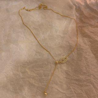 Pendant Y Alloy Necklace 1 Piece - Necklace - Gold - One Size