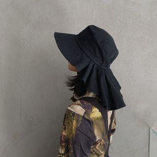 Plain Frilled Bucket Hat