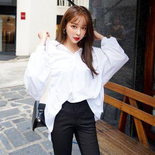 Drop-shoulder Oversized Light Hoodie