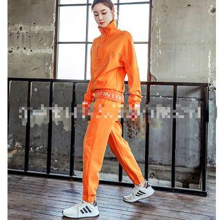 Set: Sport Lettering Pullover + Sweatpants