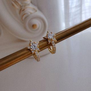 Star Ring 1 Piece - Pentagram - Gold - One Size