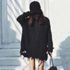 Ripped Long Sweater