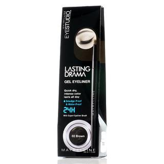 Maybelline New York - Eye Studio Lasting Drama Gel Eyeliner (#02 Brown) 2.8g (with Brush)
