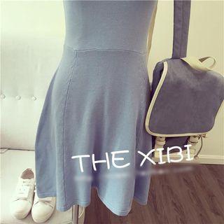 Short-sleeve Polo Knit Dress