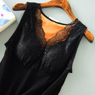 Fleece-lined Padded Tank Top