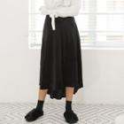 Velvet High-low A-line Skirt
