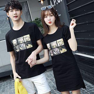 Print Short-sleeve T-shirt / T-shirt Dress