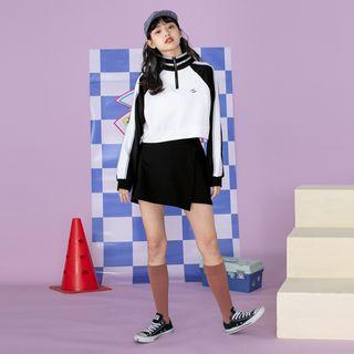 Set: Raglan Pullover + A-line Skirt