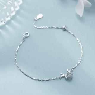 Deer Pendant Bracelet S100 - Silver - One Size
