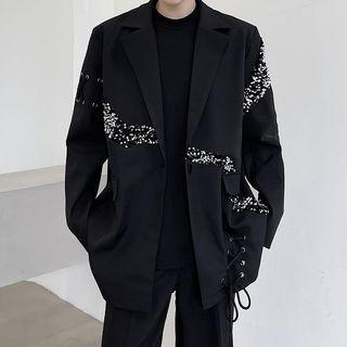 Sequined Accent Blazer