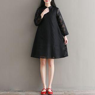 Cheongsam Style A-line Dress
