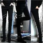 Zip Accent Slim-fit Pants