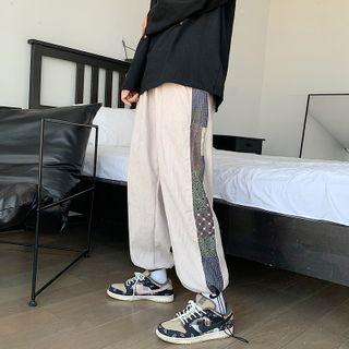 Print Corduroy Sweatpants