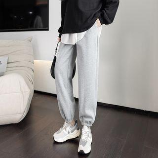 Plain Fleece Lined Pants