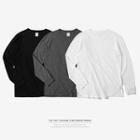 Bamboo Cotton Long-sleeved T-shirt