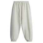 Fleece-lined Crop Sweatpants