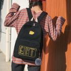 Cheese Embroidered Lightweight Backpack