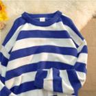 Stripe Sweater Blue & White - One Size