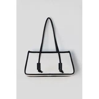 Piped Shoulder Bag With Strap