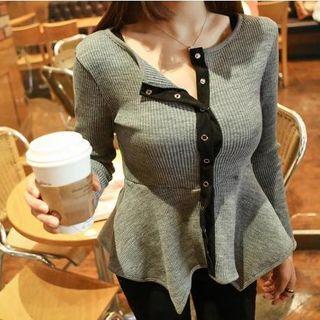 Long-sleeve Round Neck T-shirt