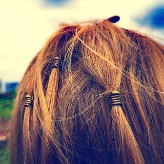 Snake Hair Decoration 1 Pc - Bronze - One Size