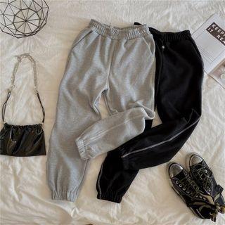 Contrast Stitching Sweatpants